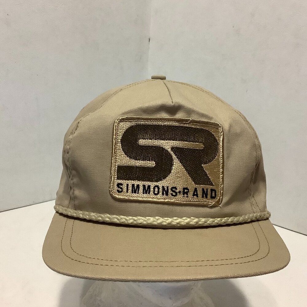 Vintage Simmons Rand Hat Tan Made USA One Size